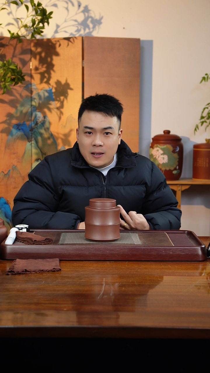 宜兴原矿紫砂茶叶罐