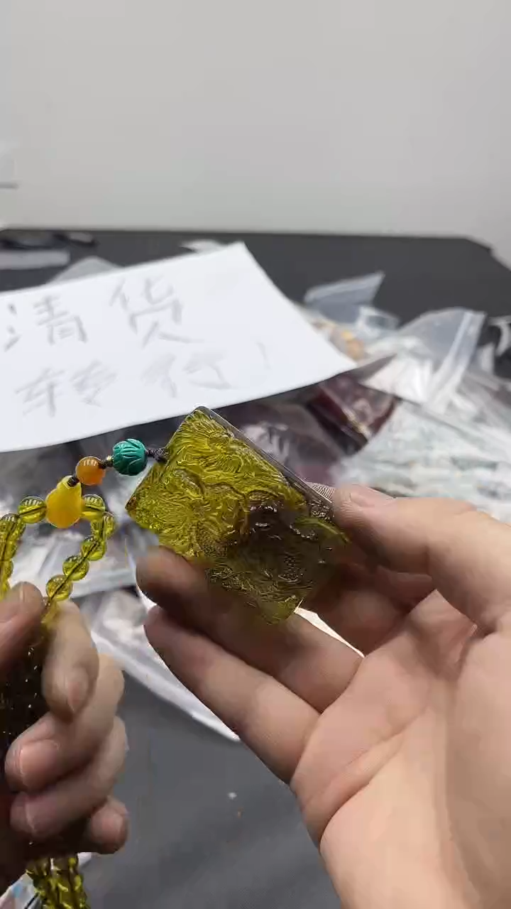 【闪购商品】蓝珀颈饰未镶嵌183吊坠