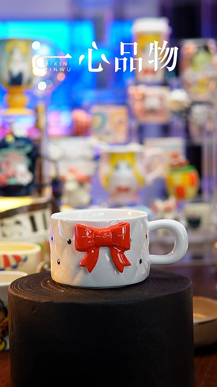 杯子瓷A522景德镇手工手绘杯子摆件