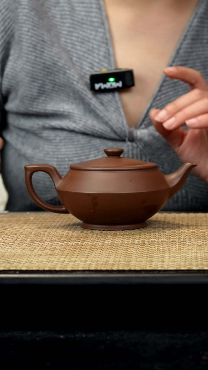 【闪购商品】紫砂茶壶朱泥汉云260cc