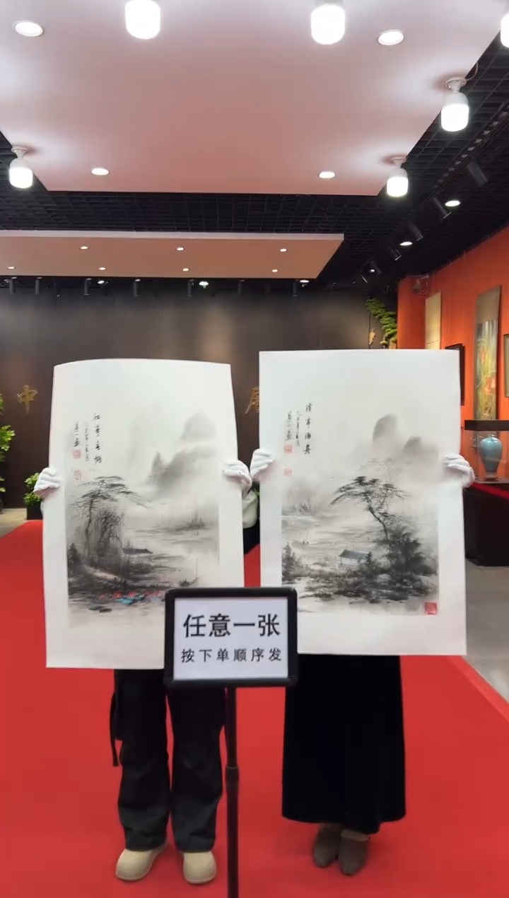 【闪购商品】国画道一老师亲笔绘画作品B12