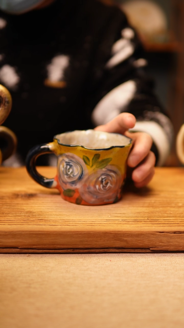 【闪购商品】@@陶园瓷舍@@纯手工手绘@高温釉下彩