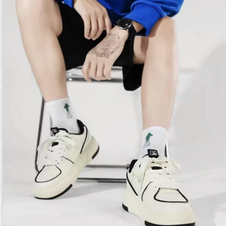 韩版男女款洋基字母款学长鞋经典百搭休闲板鞋运动时尚透气