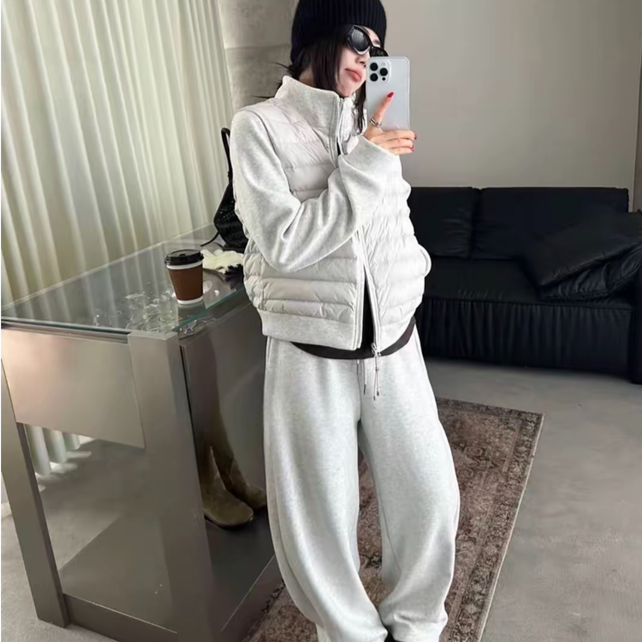 Elephant-30700-新 套装 定制lu风松弛感舒适套装