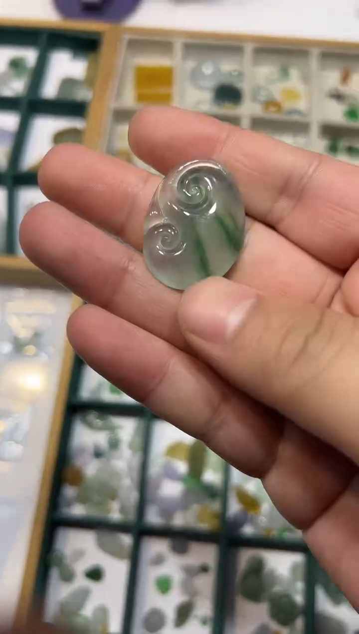 【闪购商品】定制翡翠未镶嵌如意