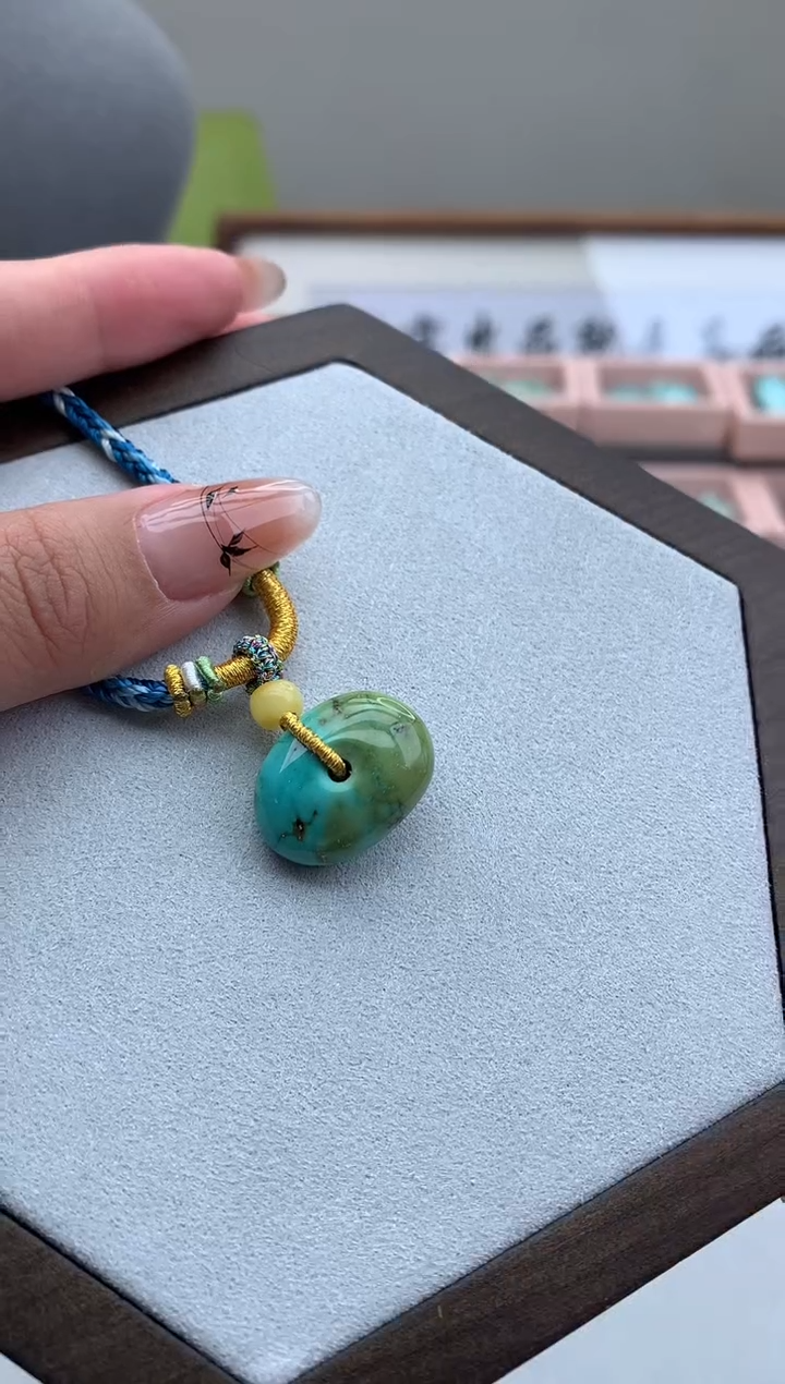 【闪购商品】绿松石未镶嵌锁骨链Q23