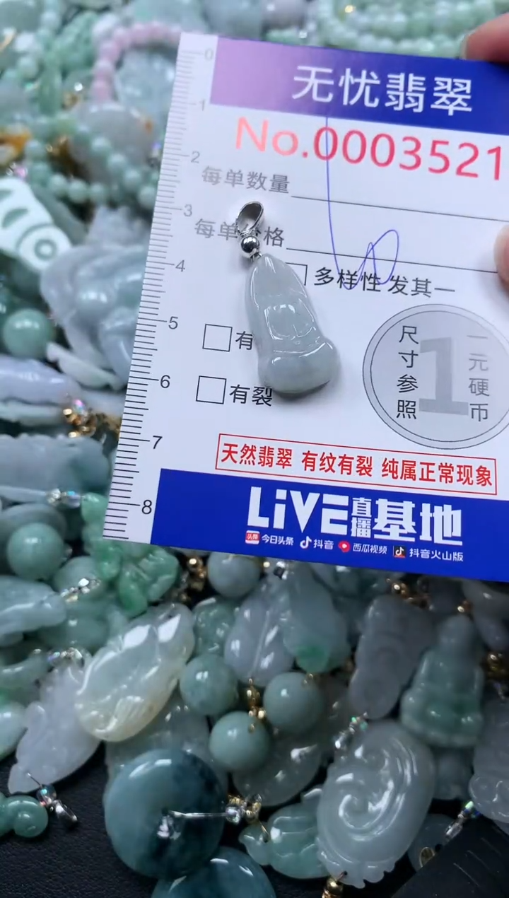 颈饰未镶嵌翡翠3521
