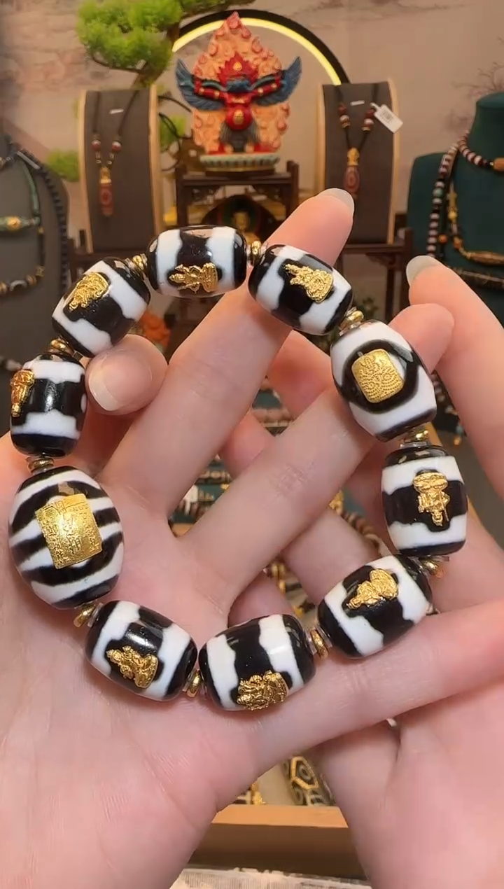 【闪购商品】玛瑙手链18K金镶嵌 手链