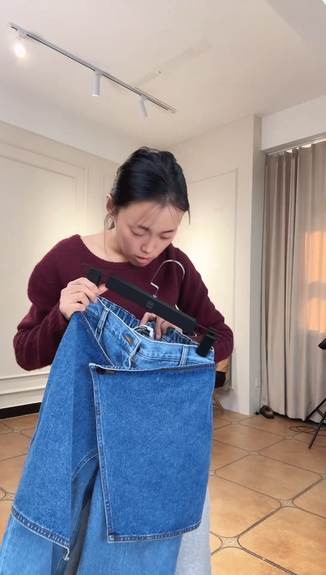 泡****e设计师品牌牛仔裤