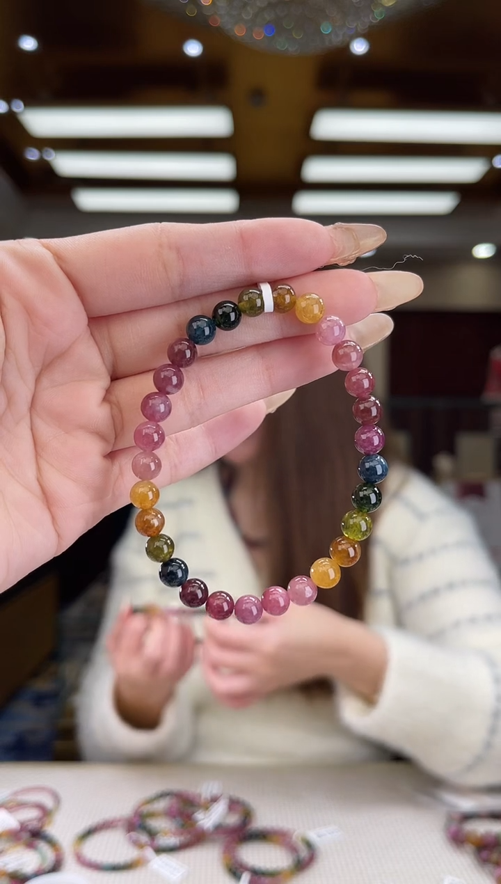 【闪购商品】碧玺/未镶嵌6mm+碧玺单圈12多样性发货