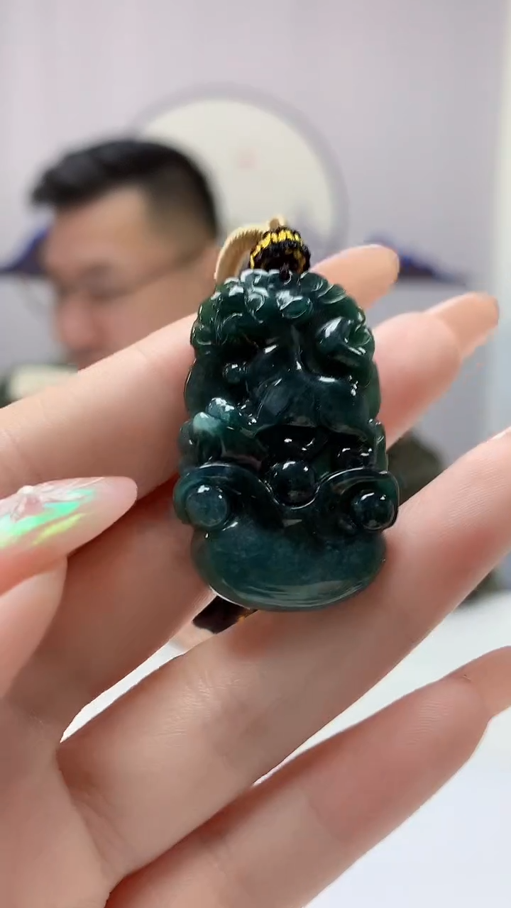 【闪购商品】翡翠颈饰未镶嵌5152DD-JJ挂件1