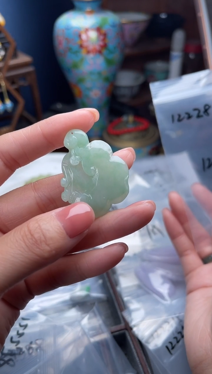 未镶嵌挂件翡翠甲*，122283