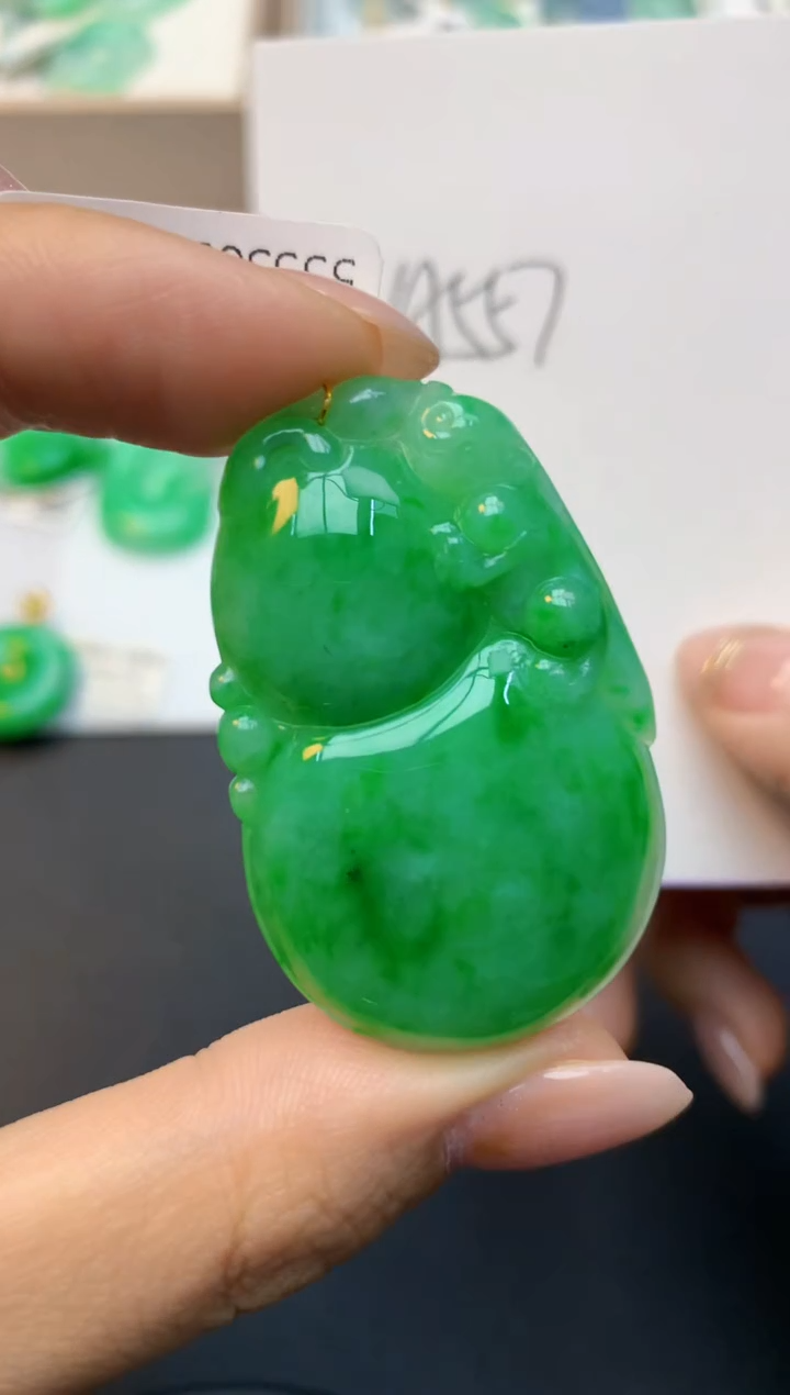 颈饰未镶嵌翡翠天然A货缅甸翡翠百元以上9元证书费自理