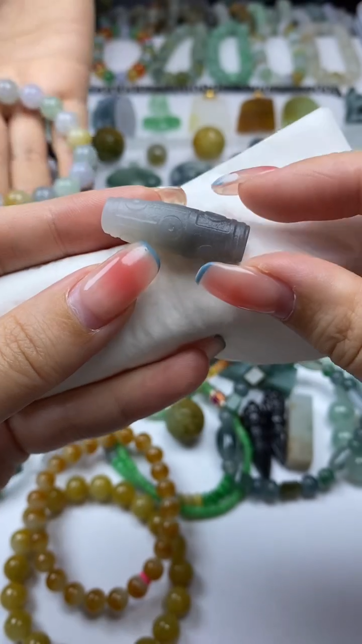 未镶嵌定制翡翠毛货定制不退不换