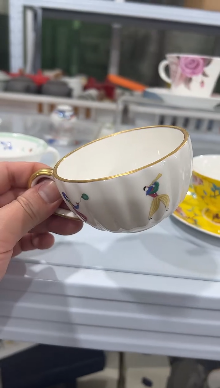 杯子骨瓷Y*s（简装）陶瓷杯一个