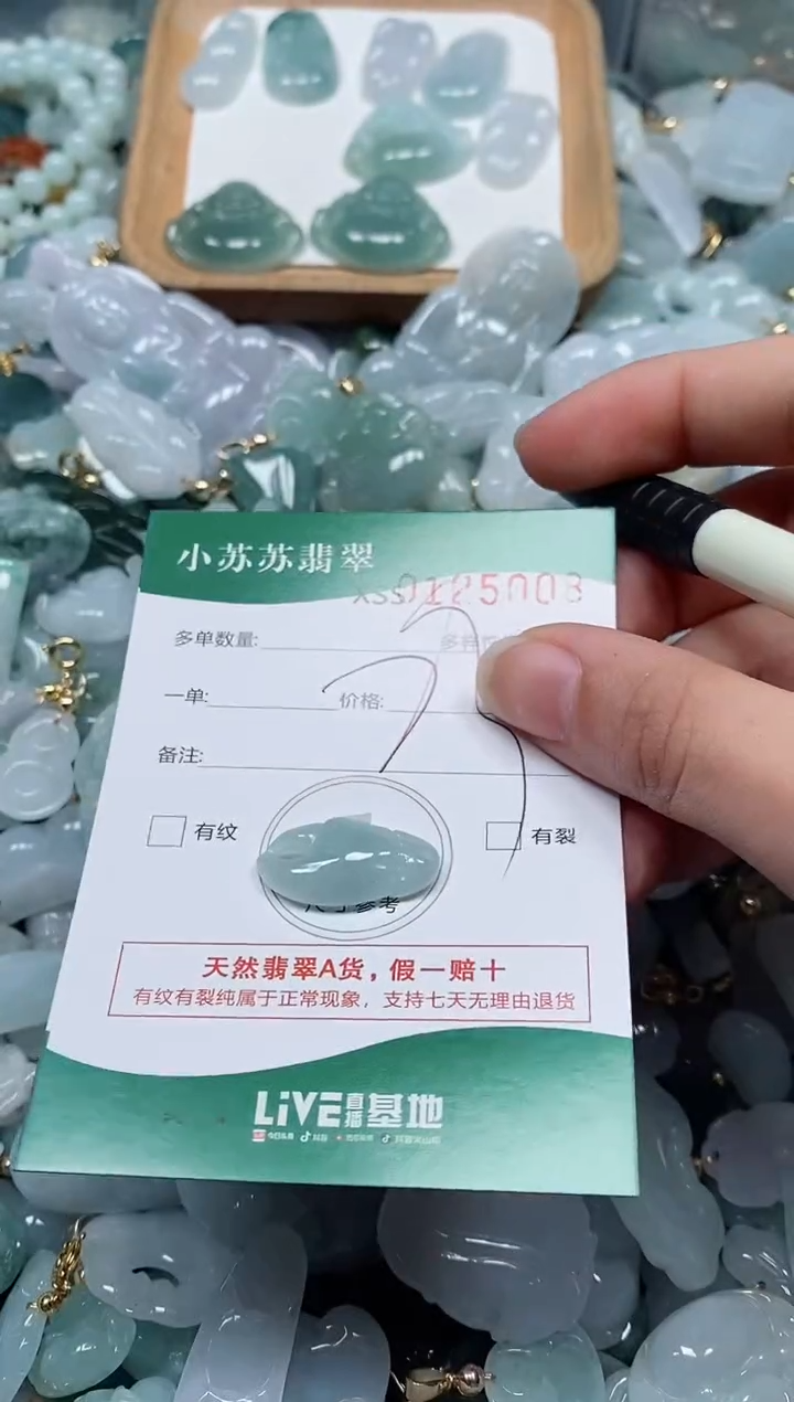 【闪购商品】翡翠颈饰未镶嵌闪购商品0125008