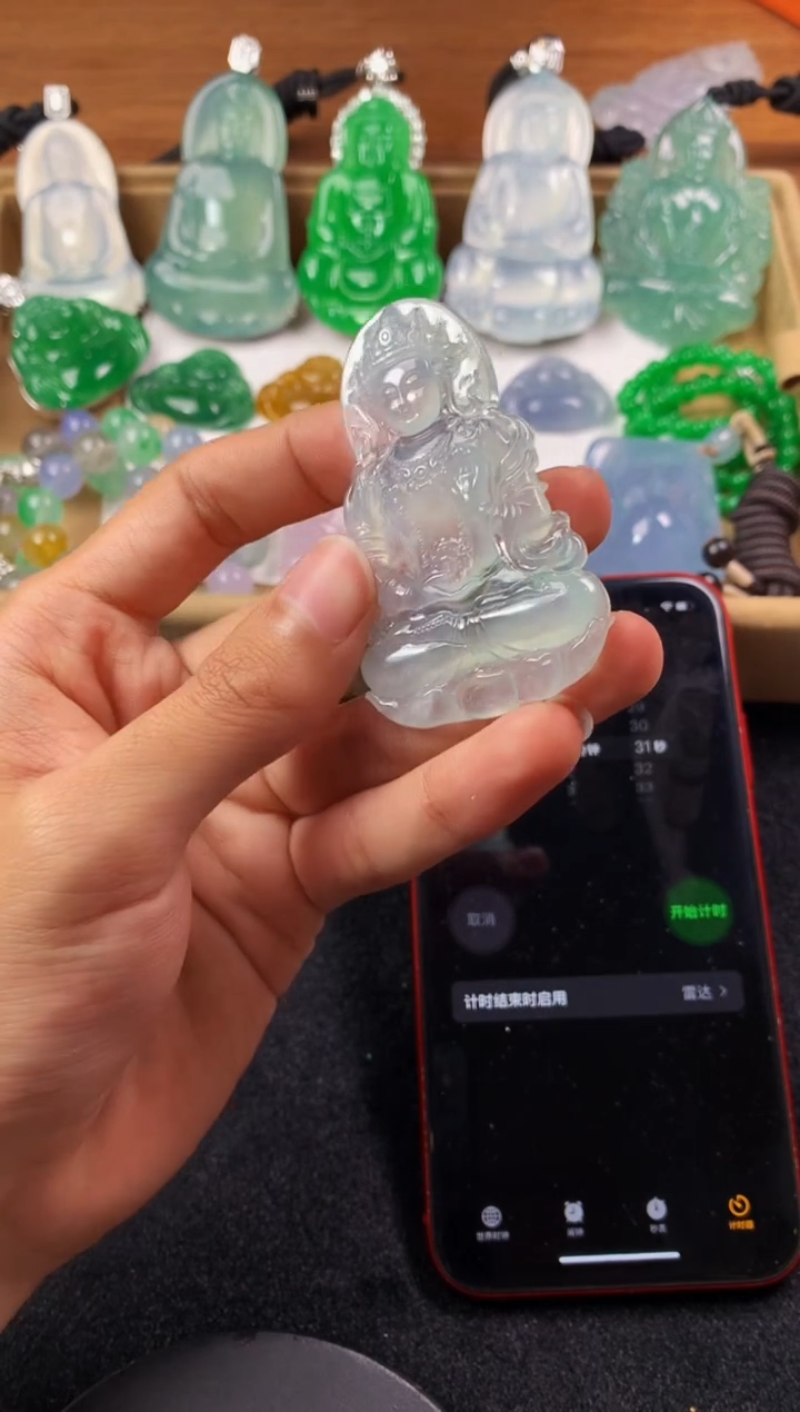 定制翡翠未镶嵌PA毛货不退不换