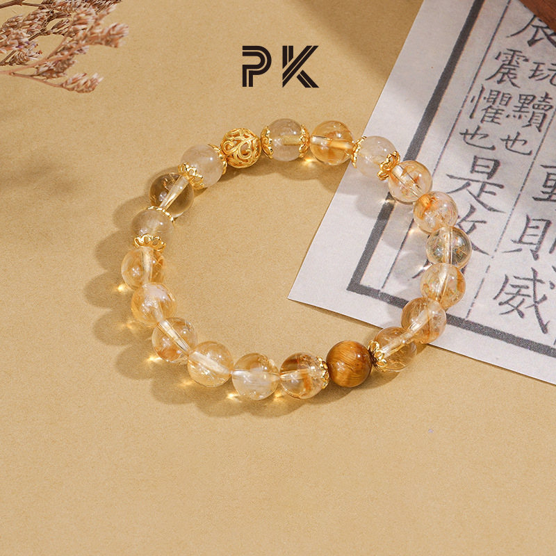 PARAS KORS设计师寓意黄水晶手串小众设计轻奢高级感【新品】