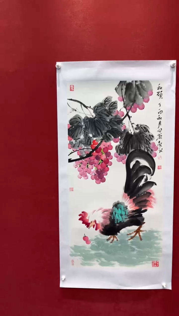 国画老师现场创作 13