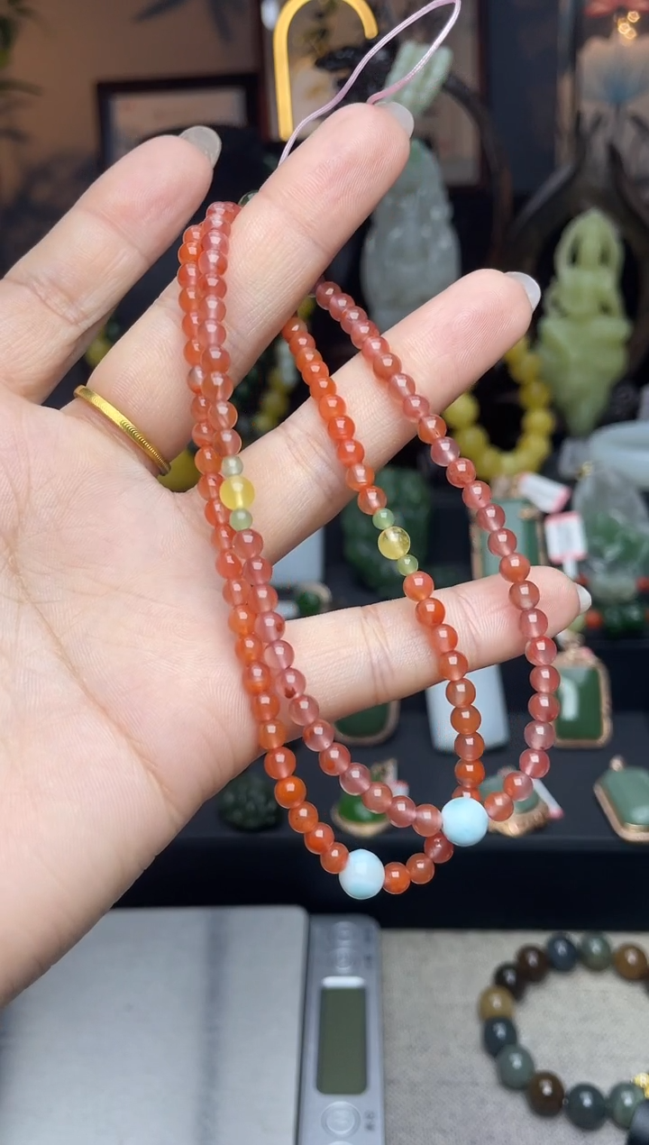 【闪购商品】南红玛瑙手链未镶嵌手串