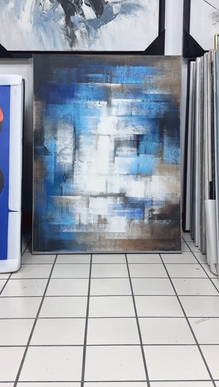 竖款168美术馆 装饰画120*90