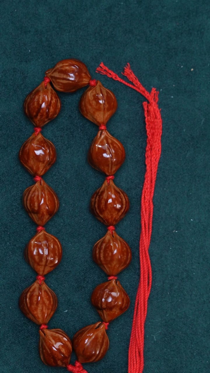 橄榄核手串20矮桩铁素手持