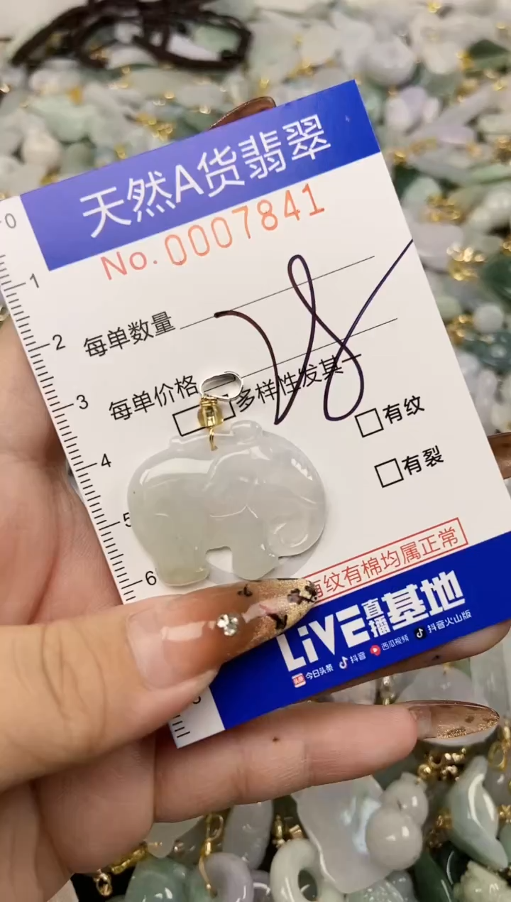 【闪购商品】翡翠颈饰未镶嵌天然A货翡翠