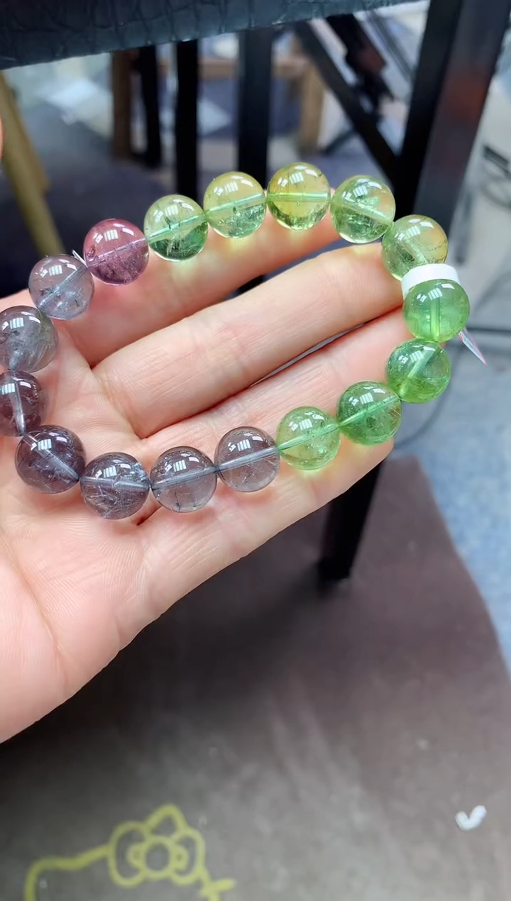 【闪购商品】碧玺手串未镶嵌多样性发一条
