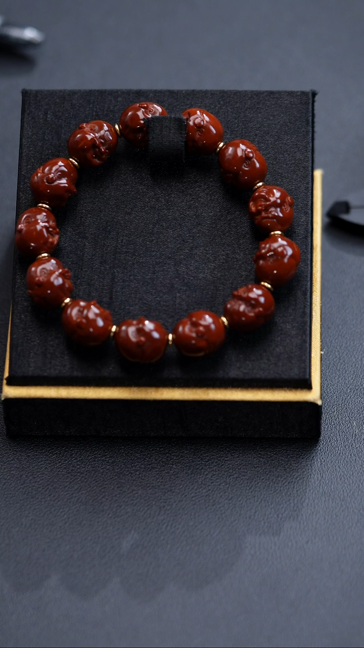 手串橄榄核李*军开心佛15