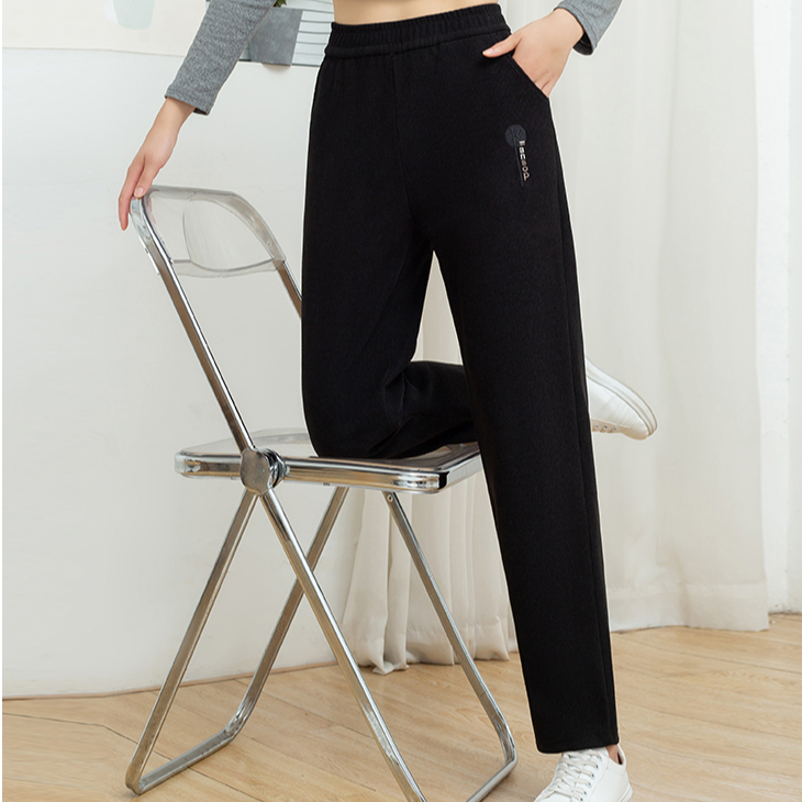 秋冬显瘦百搭高腰薄款休闲小脚裤哈伦裤女裤时尚弹力裤子舒适百搭