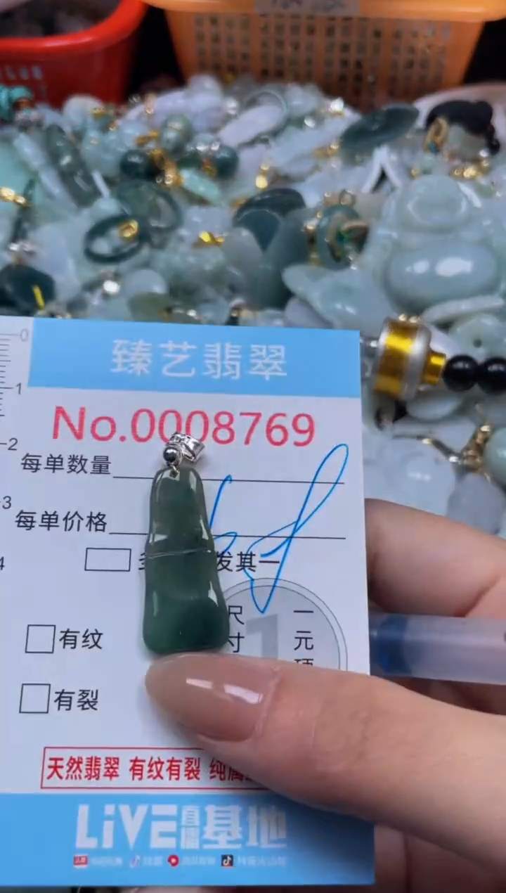 颈饰未镶嵌翡翠8769