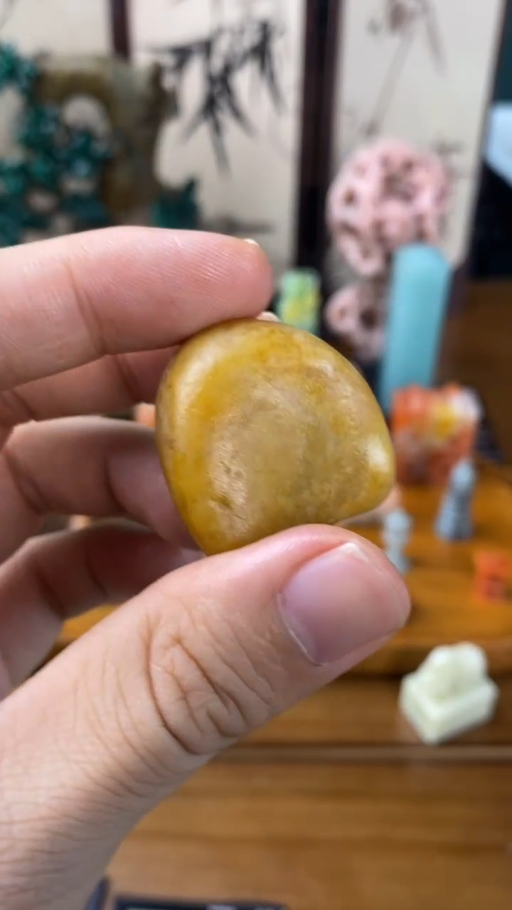 老挝石北部田黄原石2.1*3.0*3.1