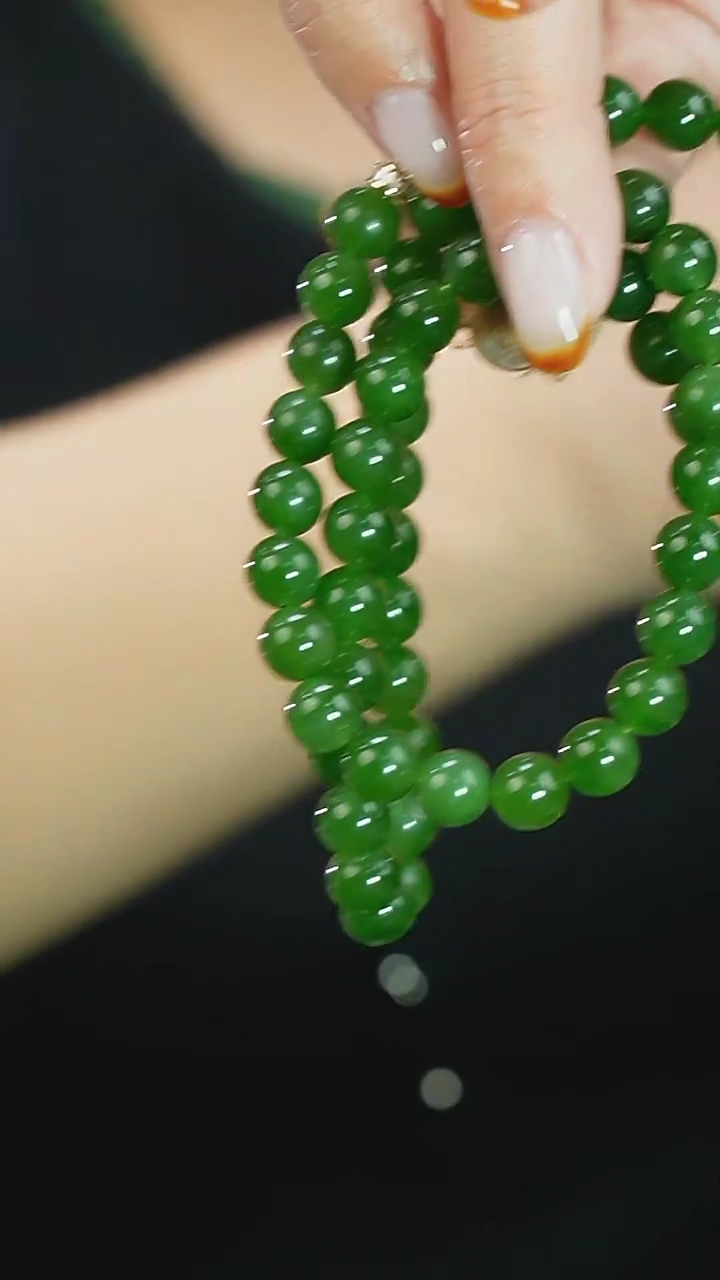 【闪购商品】和田玉7mm+未镶嵌项链