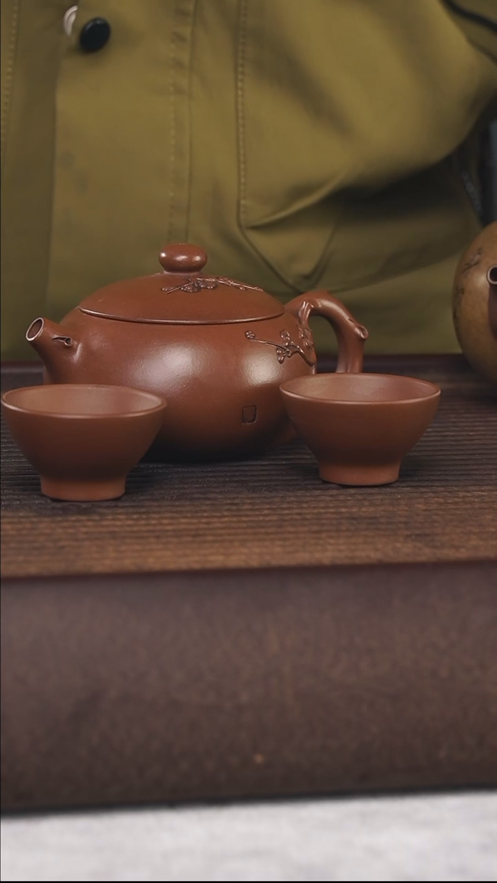 【闪购商品】紫砂茶壶240ccc顾氏手工紫砂