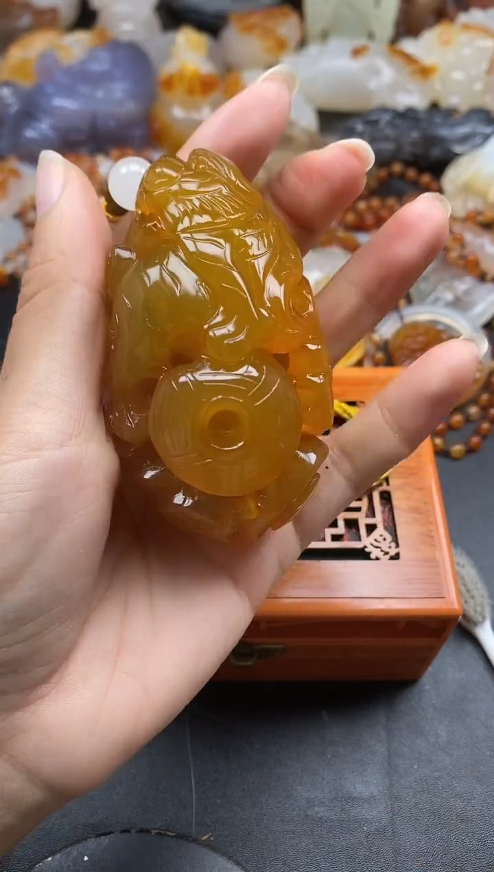 未镶嵌1玛瑙/玉髓随*听ll