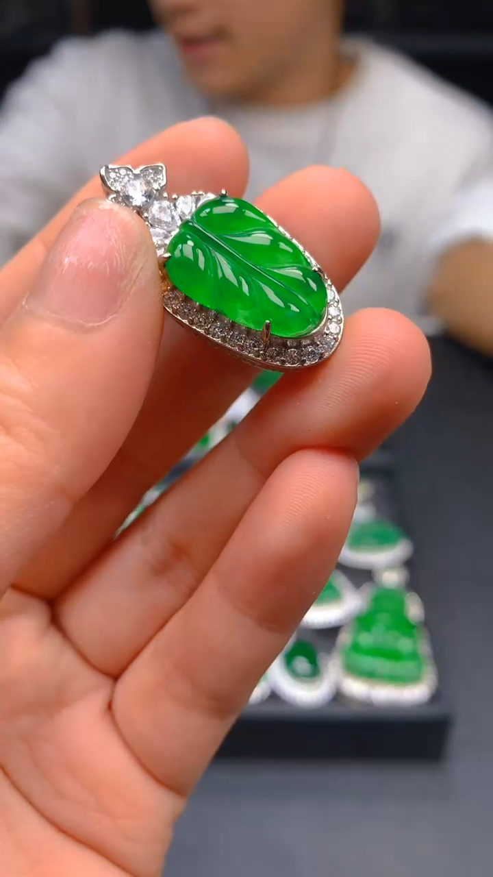 【闪购商品】翡翠吊坠(赠链)未镶嵌0749848791/多样性发一