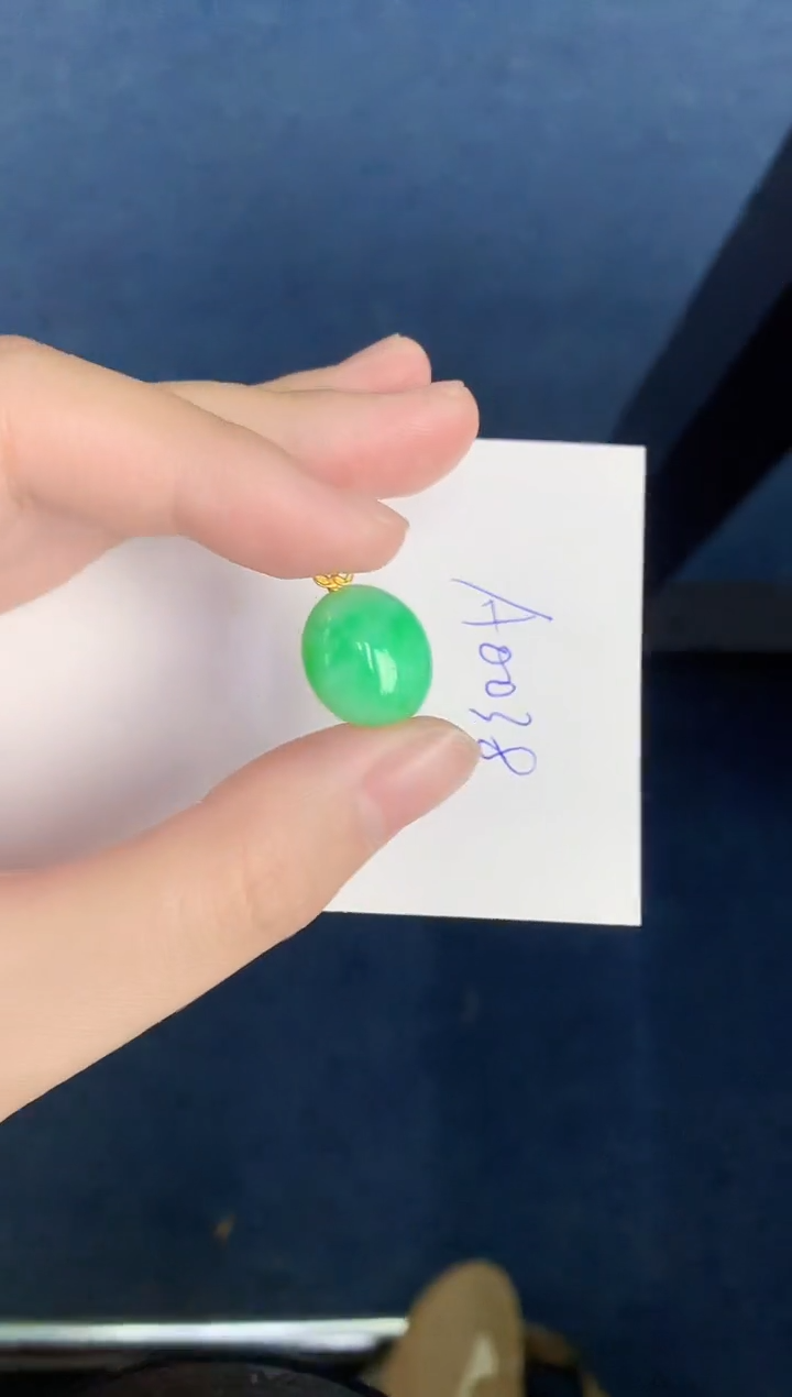 【闪购商品】翡翠颈饰18K金镶嵌000000000