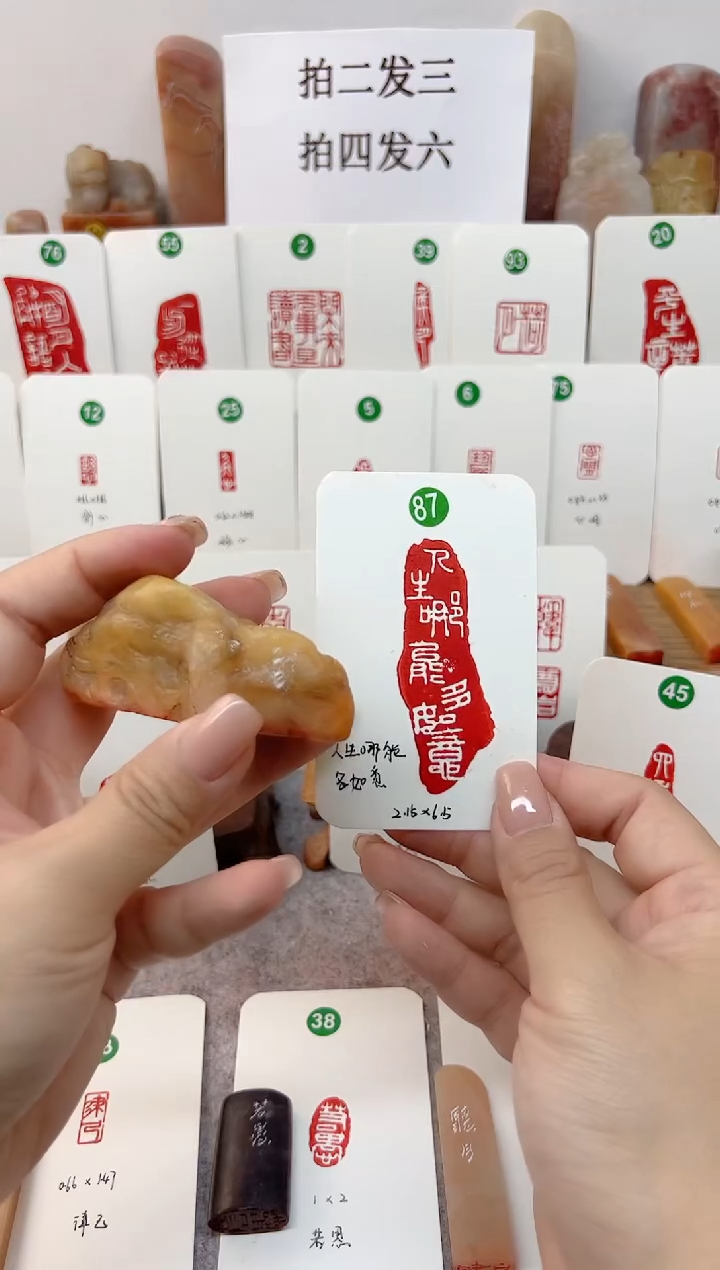 老挝石印石 人生哪能多如意