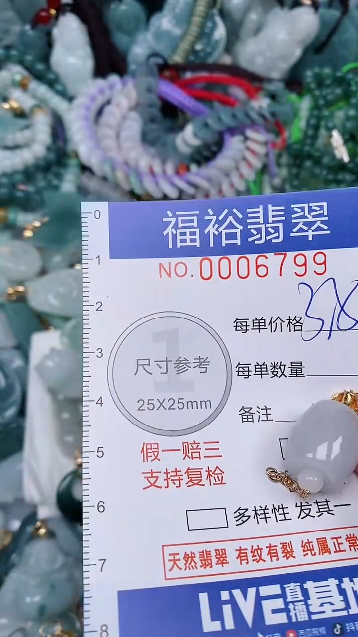 翡翠未镶嵌颈饰...0006799