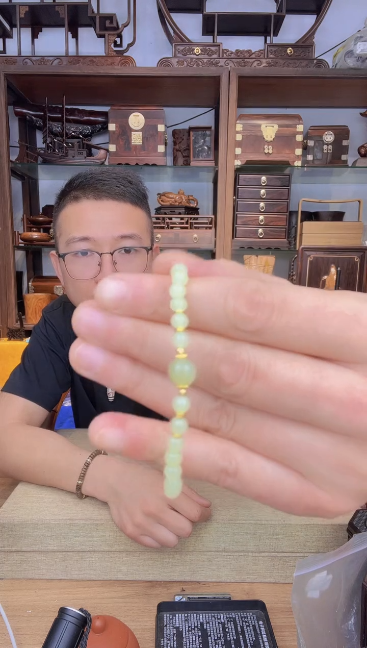 乌木类架子923和黄口0.5单圈手串