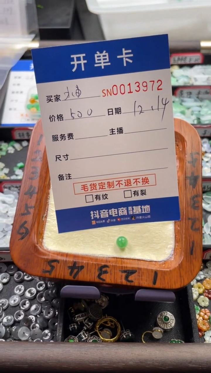 颈饰未镶嵌翡翠写***母13972