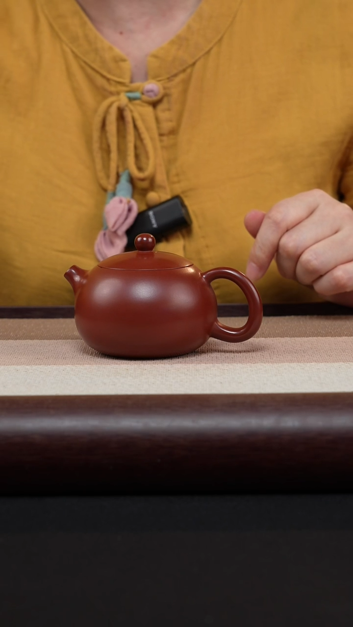 【闪购商品】紫砂茶壶西施-朱泥-赵信军MH-1713