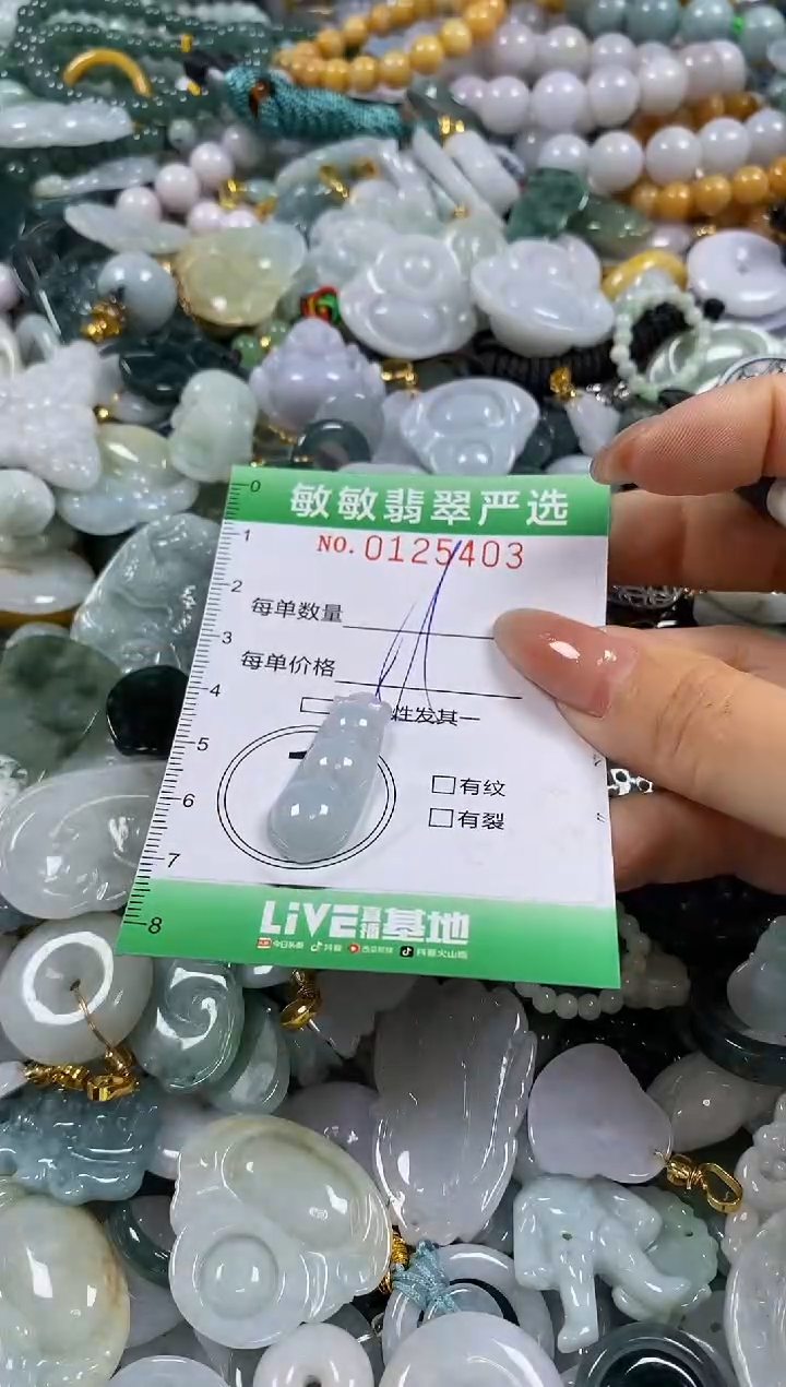 【闪购商品】翡翠颈饰未镶嵌闪购0125403