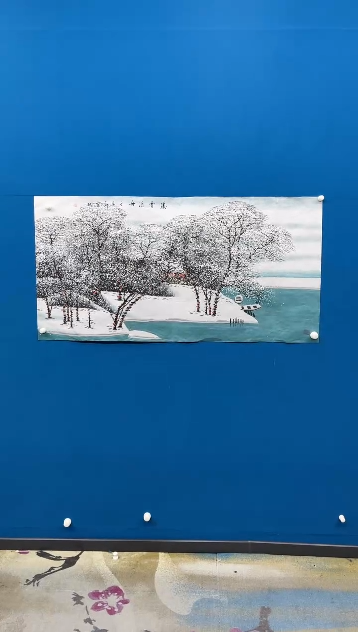 【闪购商品】国画张-四尺雪景/无框/W