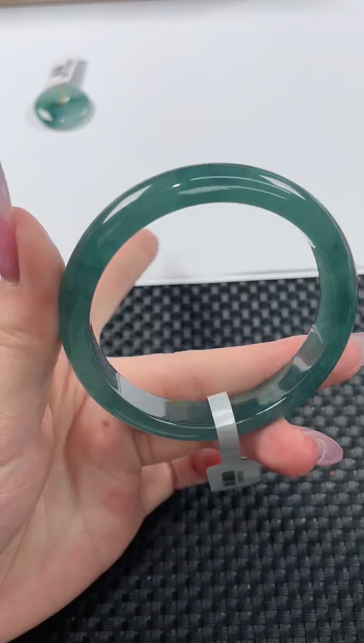 未镶嵌手镯翡翠基地发货H4095 55+