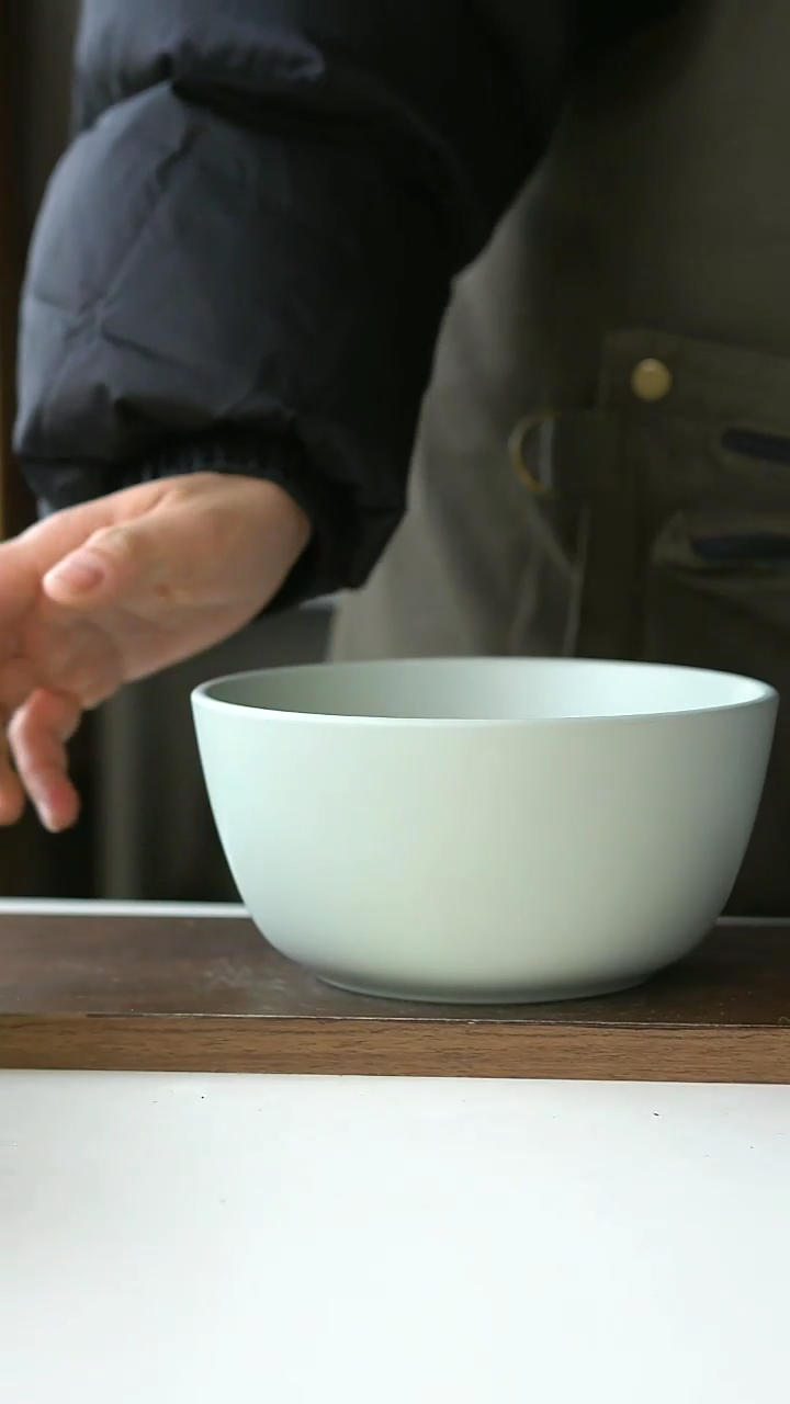 【闪购商品】陶瓷美国雾青面汤碗@4-22