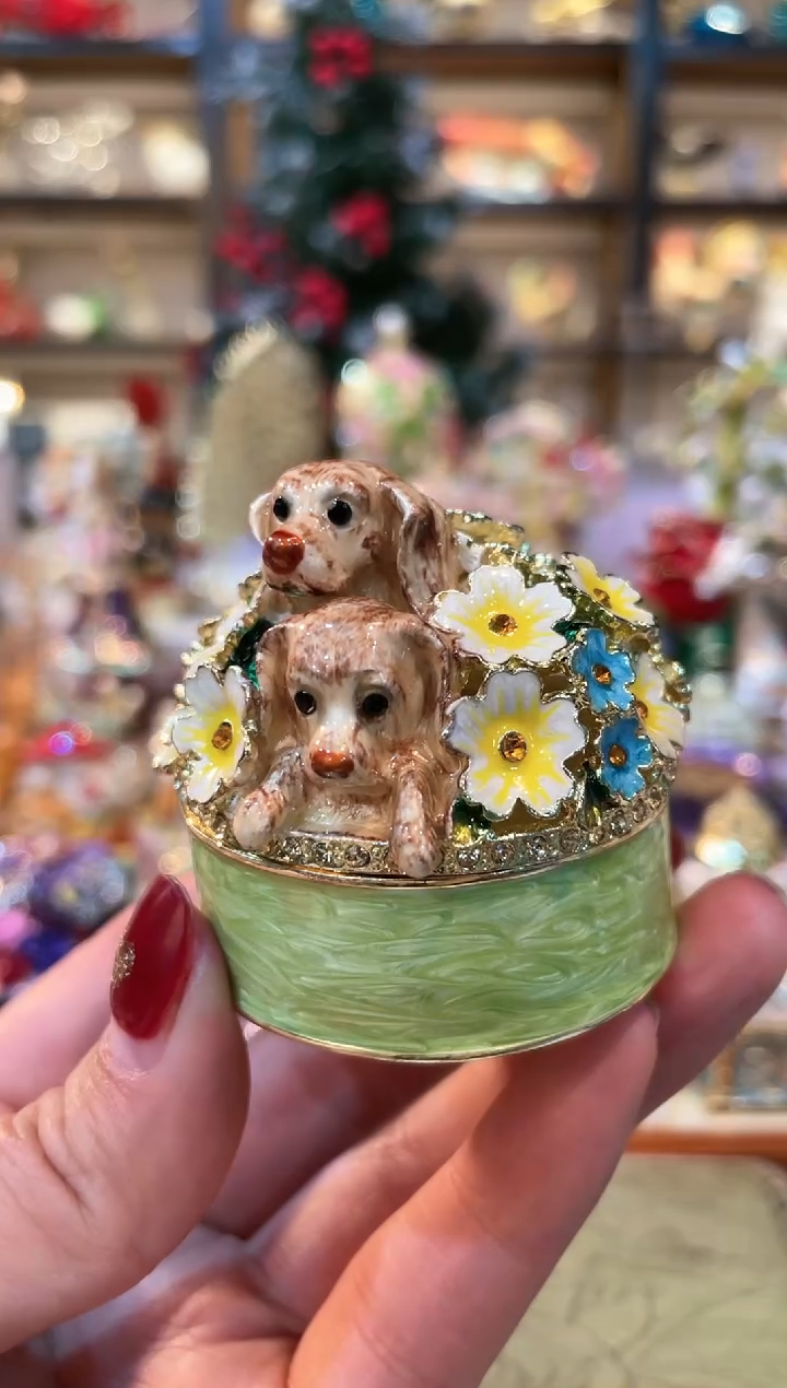 【闪购商品】珐琅彩首饰收纳盒