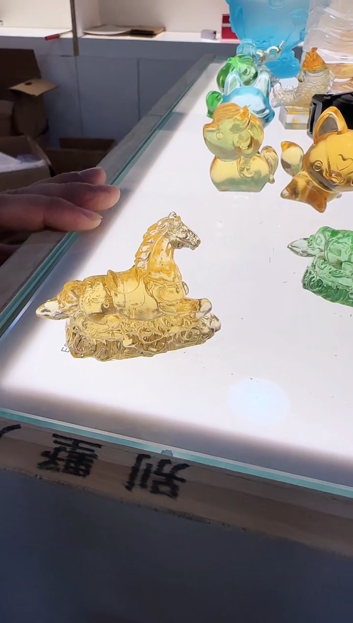 手工艺品琉璃小马