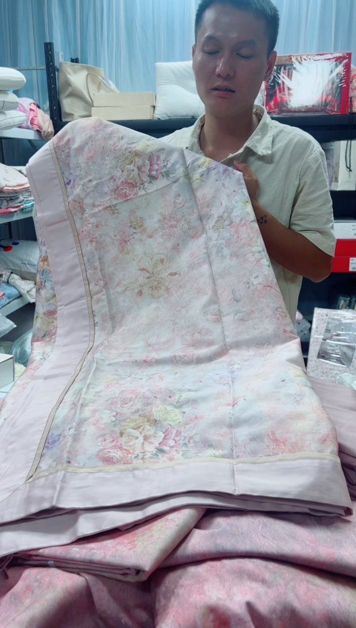 棉棉加大数码印花四件套尤朵拉