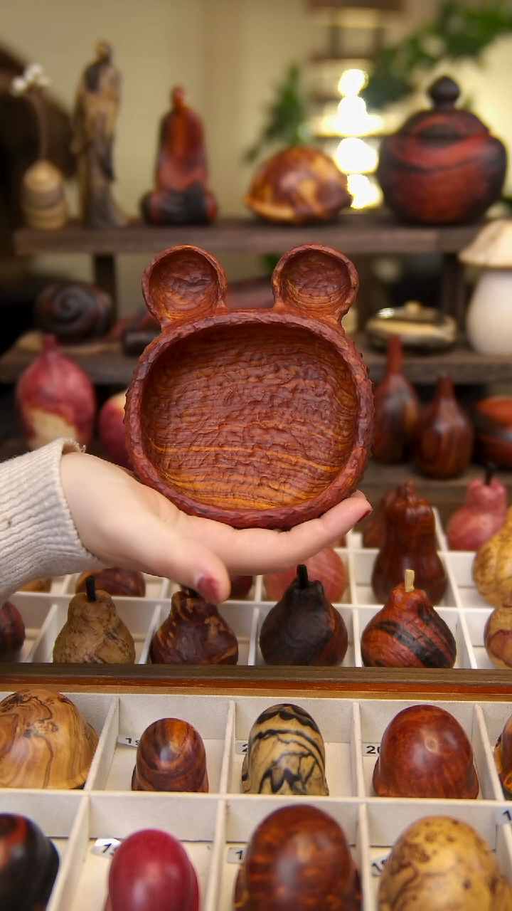 【闪购商品】木熊熊碗碗微凹黄檀